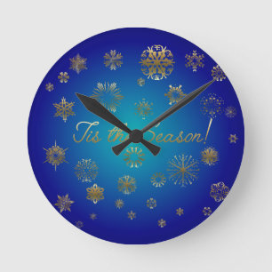 Tis the season round clock