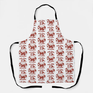 Tis The Season Snarky Christmas Sarcastic Funny  Apron