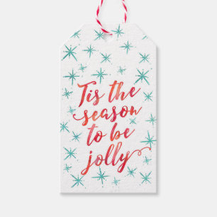 Tis the season Snowflake gift tags