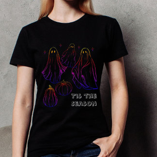 Tis the Season Spooky Ghost Tri-Blend Shirt