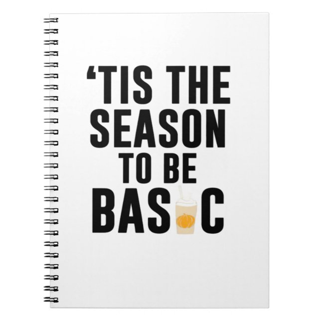 Tis The Season To Basic Christmas Notebook (Front)