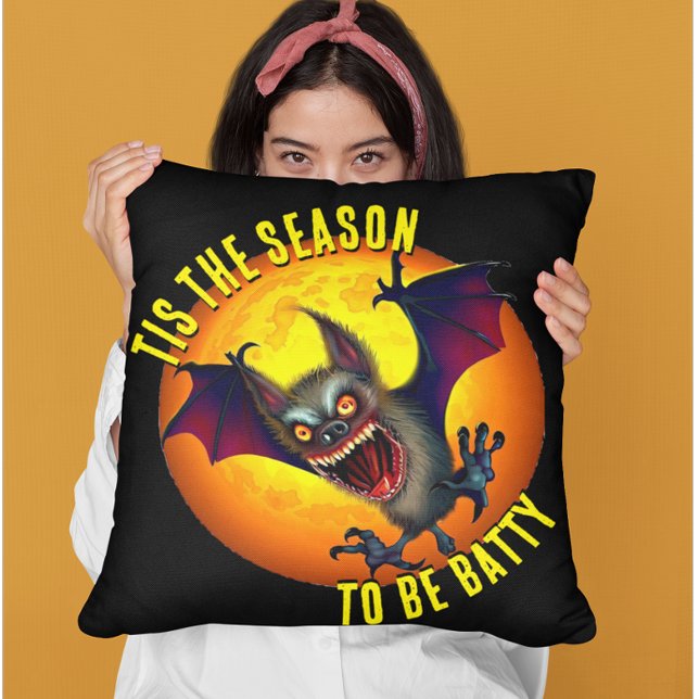 Tis the Season To Be Batty Vampire Bat Cushion (Creator Uploaded)