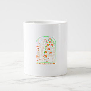 Tis The Season To Be Creepy Halloween Large Coffee Mug