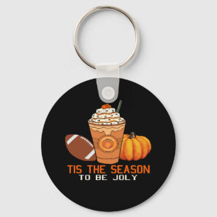 tis the season to be jolly christmas key ring