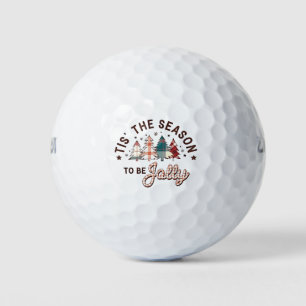  Tis the Season to Be Jolly Christmas Santa Xmas  Golf Balls