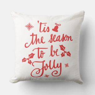 tis the season to be jolly cushion