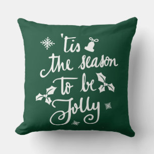 tis the season to be jolly cushion