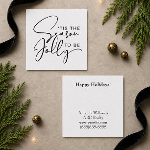 Tis The Season to Be Jolly Holiday Card