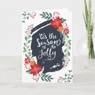 'Tis the Season to be Jolly Photo Holiday Card