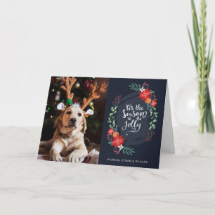 'Tis the Season to be Jolly Photo Holiday Card