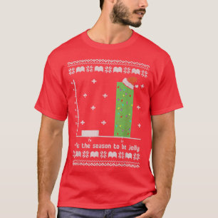 Tis The Season To Be Jolly Santa Hat Math Teacher T-Shirt