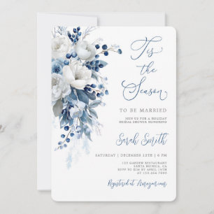 Tis The Season to Be Married Bridal Shower Invitation