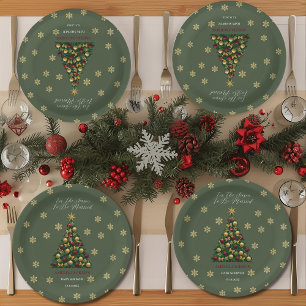 Tis the Season to be Married Bridal Shower Paper Plate