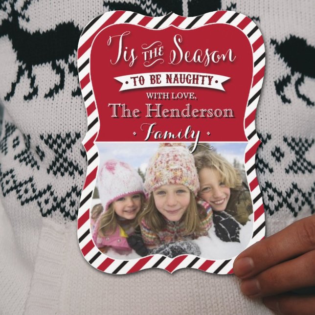 Tis The Season To Be Naughty | Red Photo Holiday (Creator Uploaded)