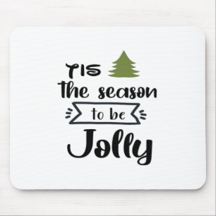 Tis The Season To Be New Year Celebration Minimal Mouse Pad