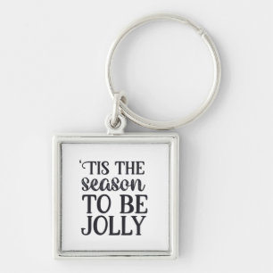 Tis The Season To Be New Year Celebration Retro Cl Key Ring