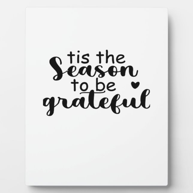 Tis The Season To Be Quote Plaque (Front)