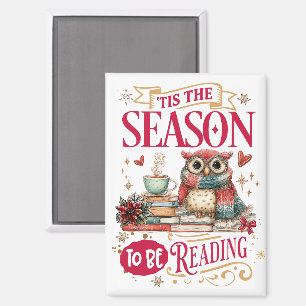 'Tis The Season to Be Reading Magnet