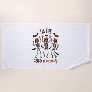 Tis the Season to Be Spooky Beach Towel
