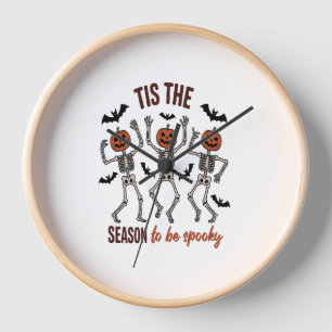 Tis the Season to Be Spooky Clock