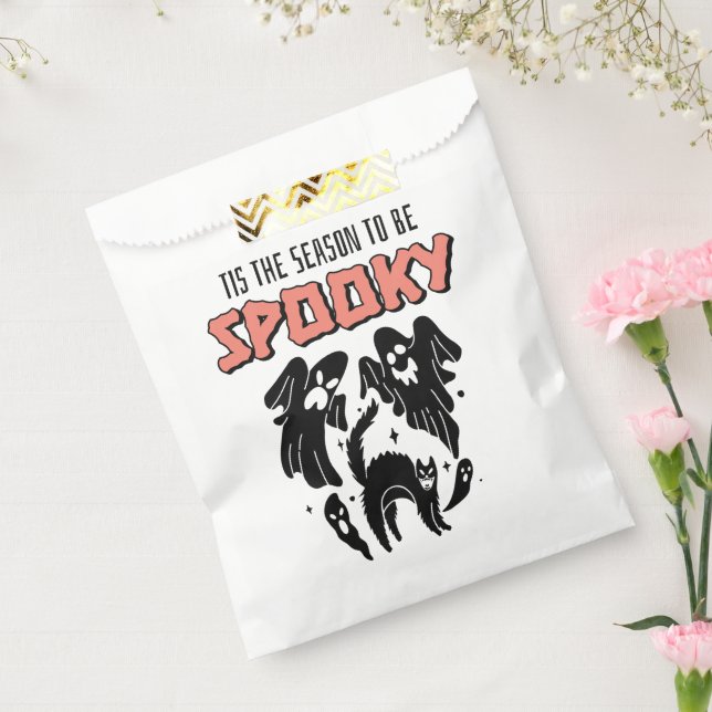 Tis the Season to be Spooky Creepy Halloween  Favour Bag (Sealed)