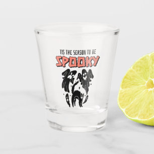 Tis the Season to be Spooky Creepy Halloween  Shot Glass