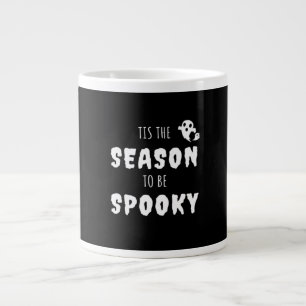 Tis The Season To Be Spooky Funny Design Large Coffee Mug