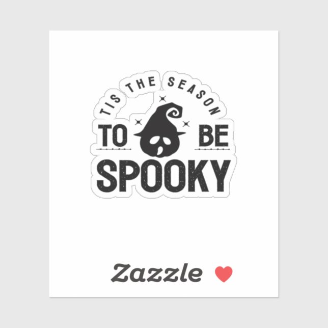 Tis The Season To Be Spooky Halloween Day (Sheet)