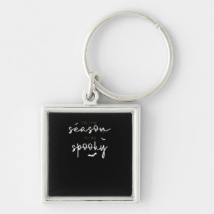 Tis The Season To Be Spooky Halloween Retro Classi Key Ring