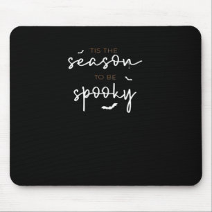 Tis The Season To Be Spooky Halloween Retro Classi Mouse Pad
