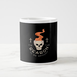 Tis The Season To Be Spooky Halloween Skull Large Coffee Mug