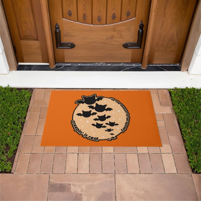 Tis' The Season To Be Spooky Kawaii Halloween Doormat (Outdoor)