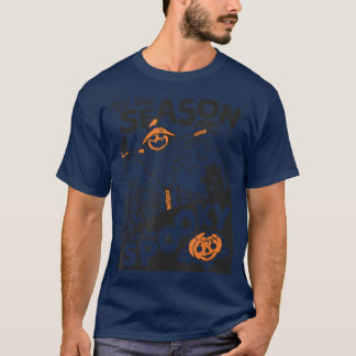 Tis The Season To Be Spooky Pumpkin Patch Hallowee T-Shirt