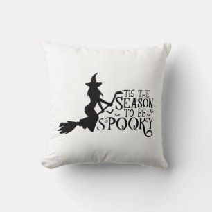Tis The Season To Be Spooky Witch  Cushion