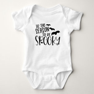 Tis The Season To Be Spooky with Bats Baby Bodysuit