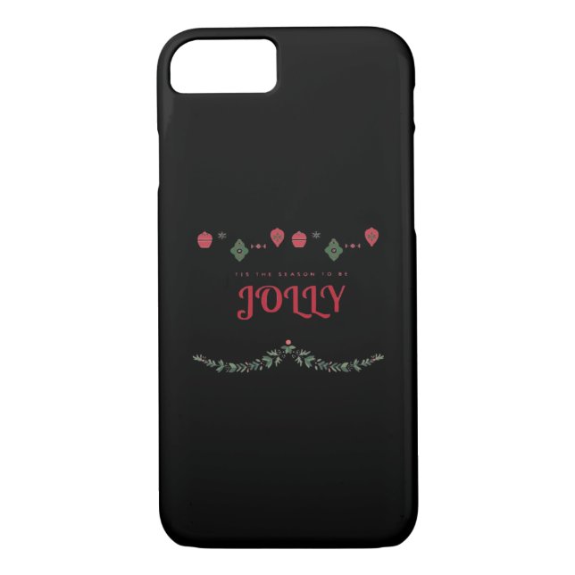 Tis The Season To Jolly Funny Casual Case-Mate iPhone Case (Back)