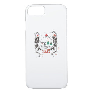 Tis The Season To Jolly Funny Christmas Skeleton D iPhone 8/7 Case