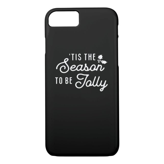 Tis The Season To Jolly Retro Style Case-Mate iPhone Case (Back)