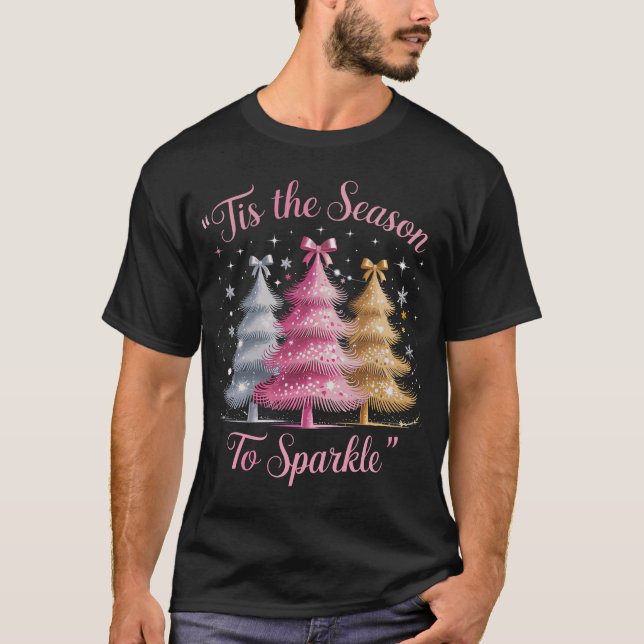 Tis The Season to Sparkle Christmas Tree Women T-Shirt (Front)