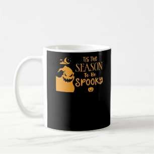 Tis The Season To Spooky Halloween Sarcastic Funny Coffee Mug