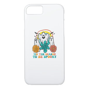 Tis The Season To Spooky Retro Halloween Women iPhone 8/7 Case