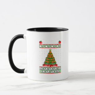 Tis The Season To Vegan Christmas Pajama X-Mas Veg Mug