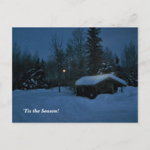 'Tis the Season Up North, Mn Winter Holiday Postcard