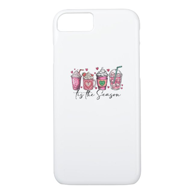 Tis The Season Valentines Day Coffee Drink Valenti Case-Mate iPhone Case (Back)