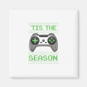 Tis The Season Video Games Christmas Xmas Gamer Magnet