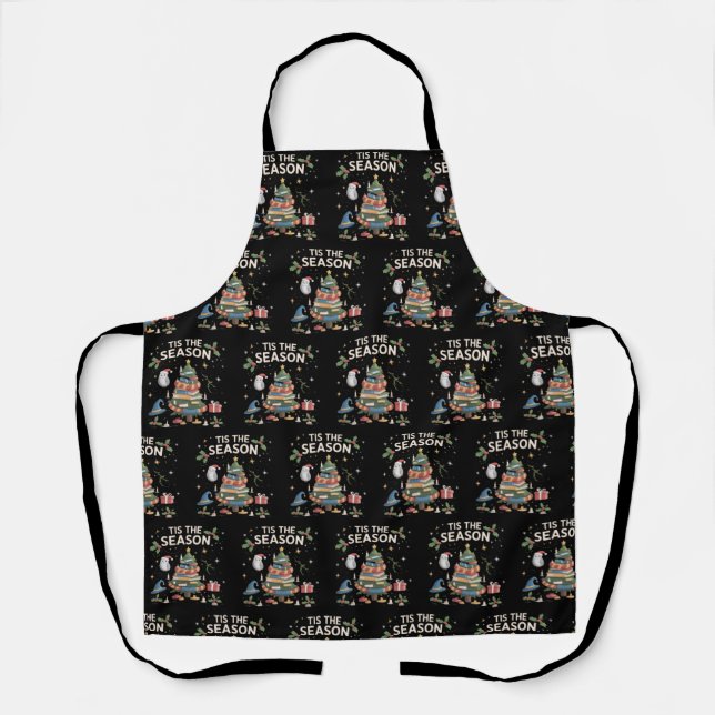 Tis the Season Wizard School Christmas Cosy Magic Apron (Front)