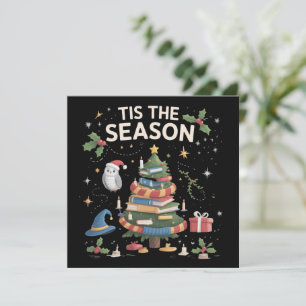 Tis the Season Wizard School Christmas Cosy Magic Holiday Card