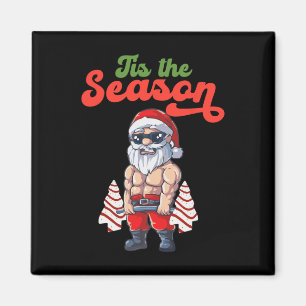 Tis The Season Workout Christmas Tree Cakes Debbie Magnet