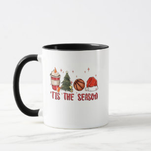Tis the Season Xmas Christmas Basketball  Mug