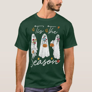 Tis The Spooky Season Funny Ghost Halloween Kids A T-Shirt